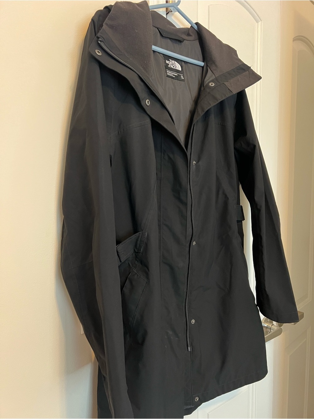 The North Face Black Women's Trench Coat with Hood